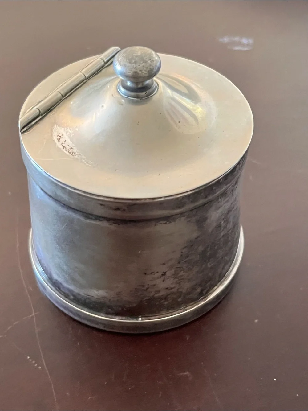 Antique-Style sterling silver Sugar Canister - Gray Benedict indestucto 1364